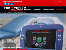 Tablet Screenshot of endothelix.com